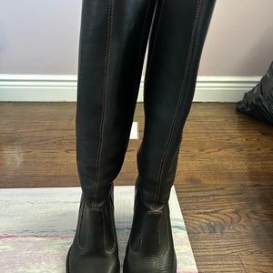 Frye black leather Vullager boots size 8